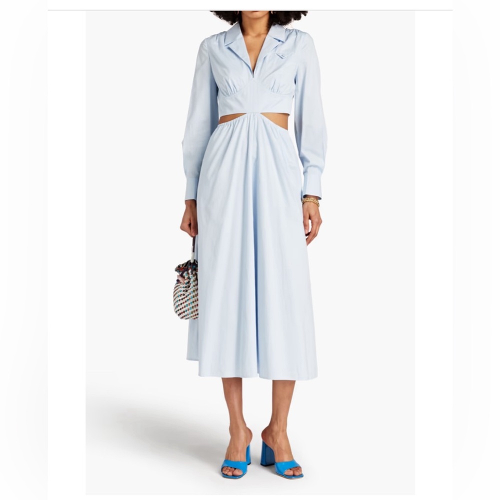 Self Portrait cut out midi dress